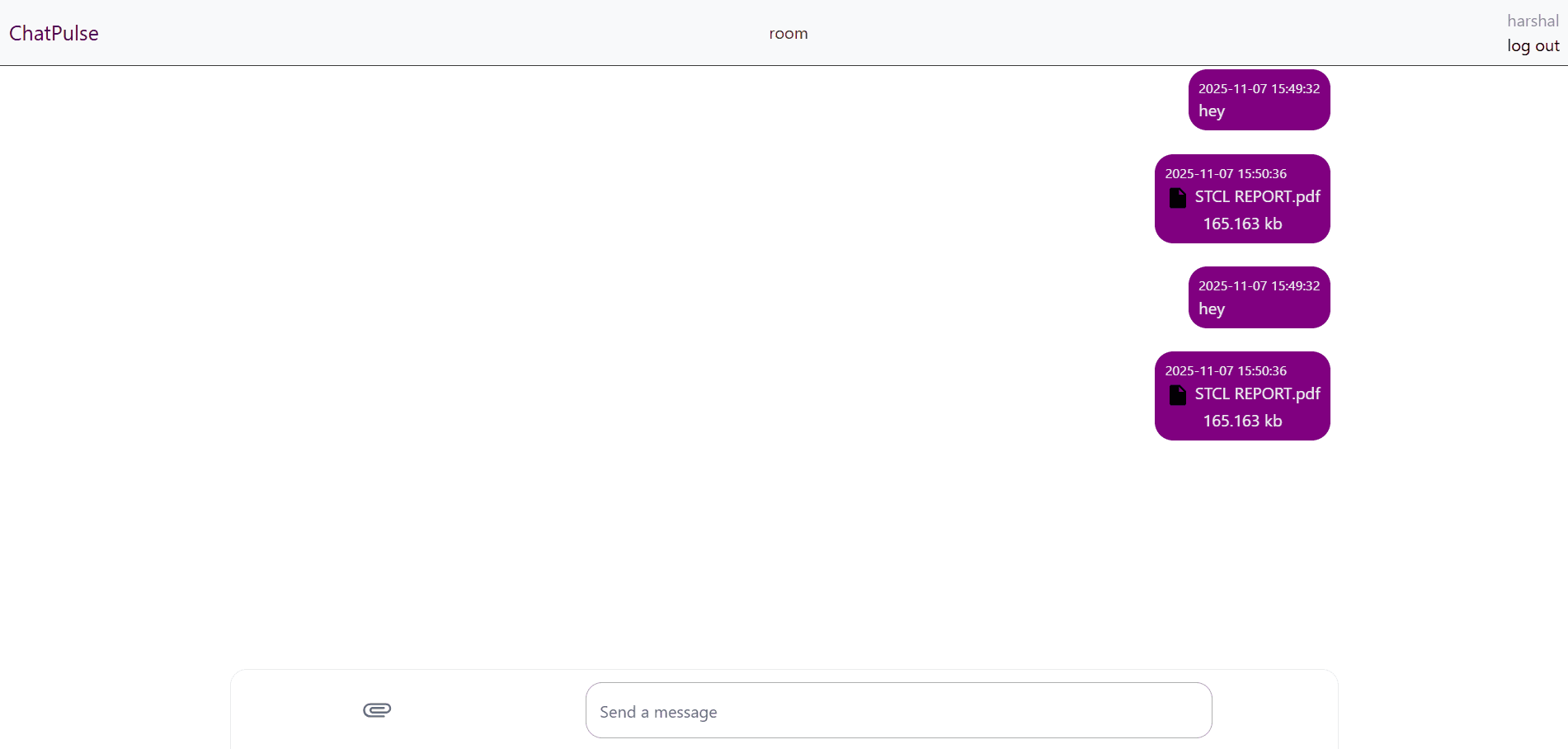 ChatPulse - Real-Time Group Chat Application